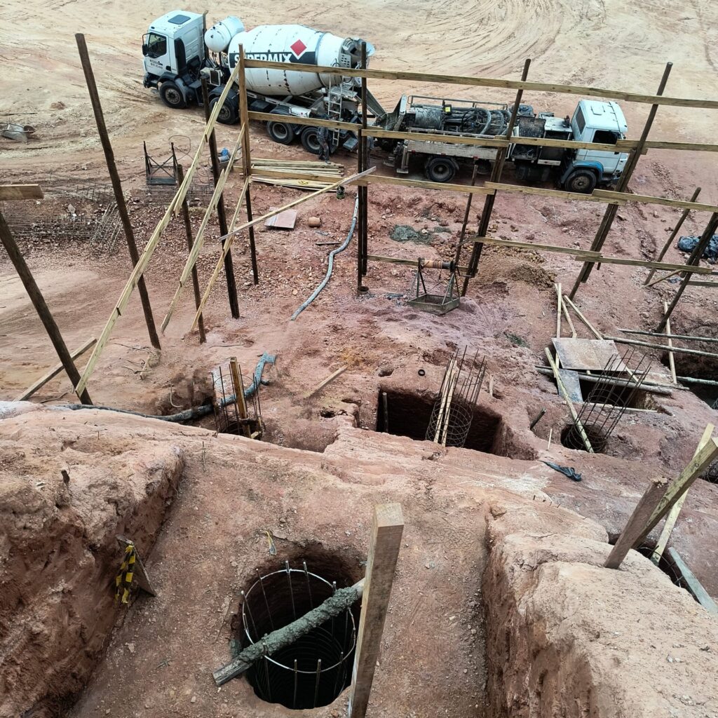 Concretagem de Tubulão