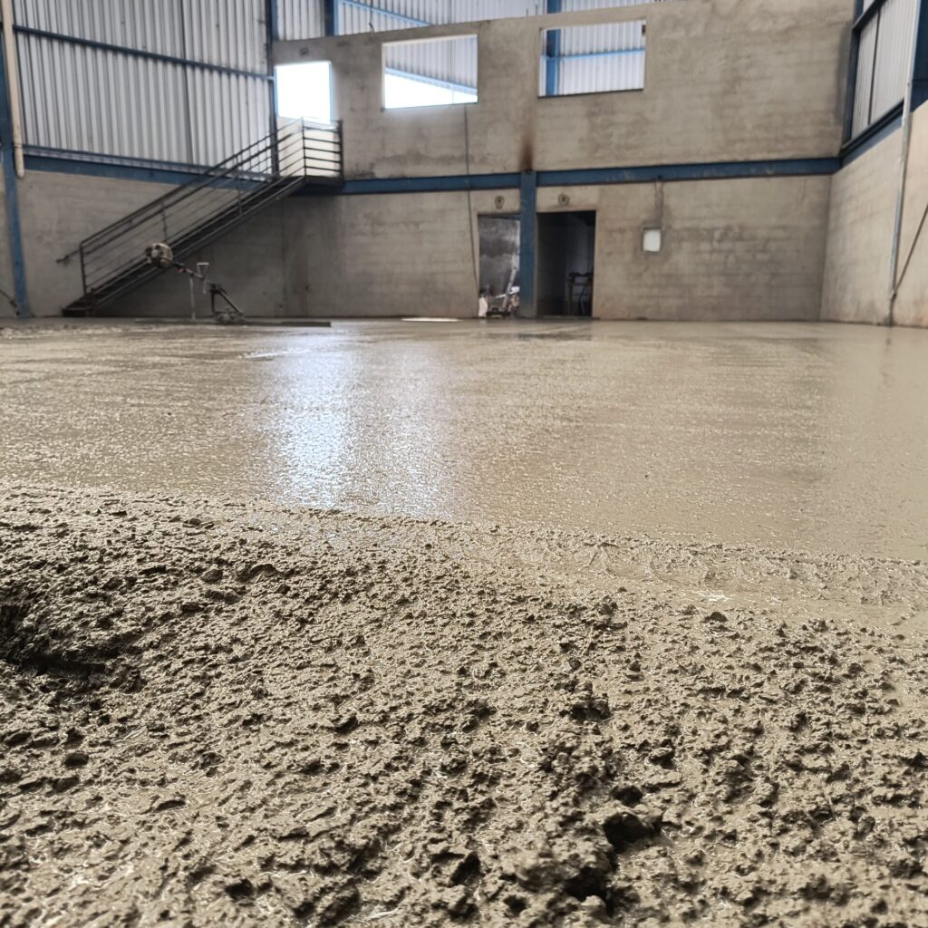 Concretagem de Piso com Polimento